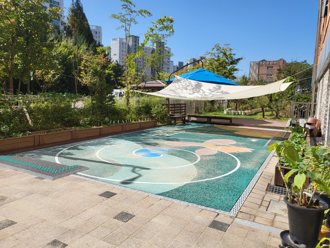 유치원 학급 텃밭 및 숲속행복놀이터